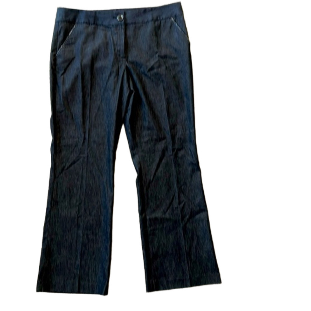 Dalia Collection Size 14 Straight Leg "Dress" Denim Pants